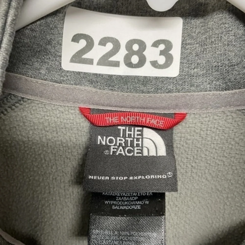 The North Face Gray Canyonlands 1/2ZIP Hardface Fleece Sweater Men L El Salvador